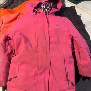 Kids Pink Ski Jacket